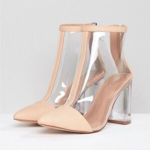 Transparent Nude Heels